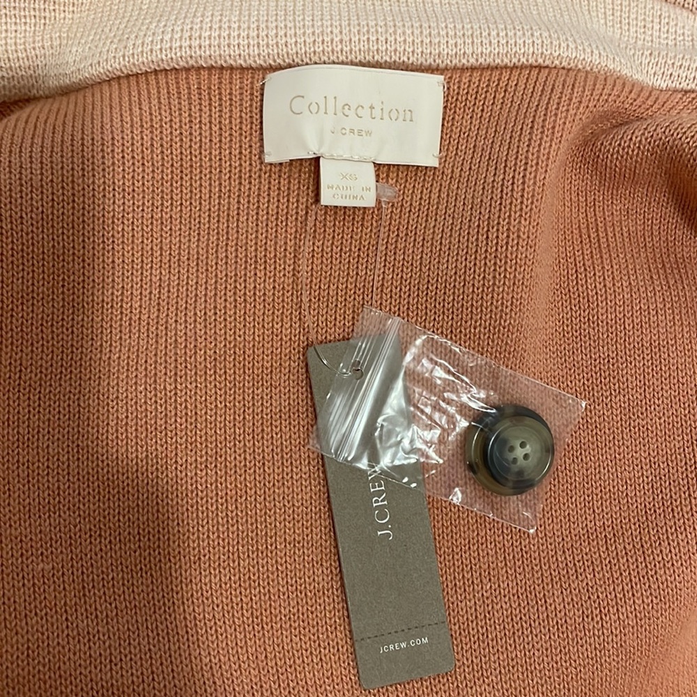 J. Crew Cream Double-Breasted Coat - Picture 8 of 12